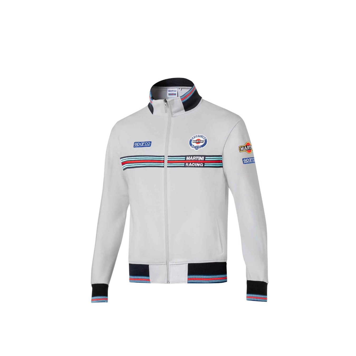 Sweat Zippe SPARCO MARTINI RACING Homme Gris 2024 Sur Oreca Store