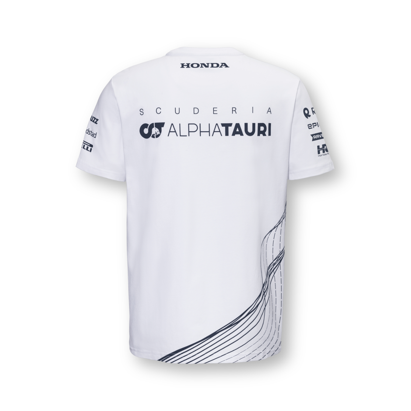T-shirt ALPHA TAURI Team F1 Blanc pour homme- En vente sur ORECA STORE