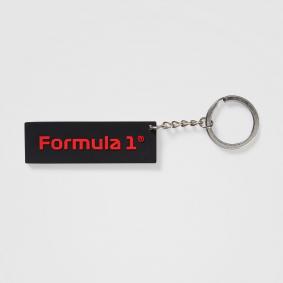 Porte-clés voiture de course Formule 1 argenté au meilleur prix