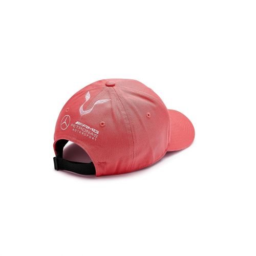 mercedes f1 pink hat