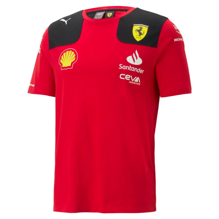 T shirt FERRARI F1 Puma Team rouge pour homme En vente sur ORECA STORE