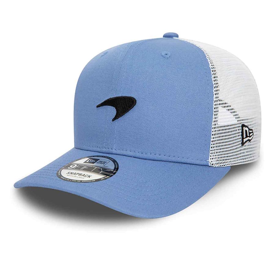 Casquette MCLAREN New Era Trucker Seasonal 9Fifty Bleue MCL24 CAS BLA sur Oreca Store