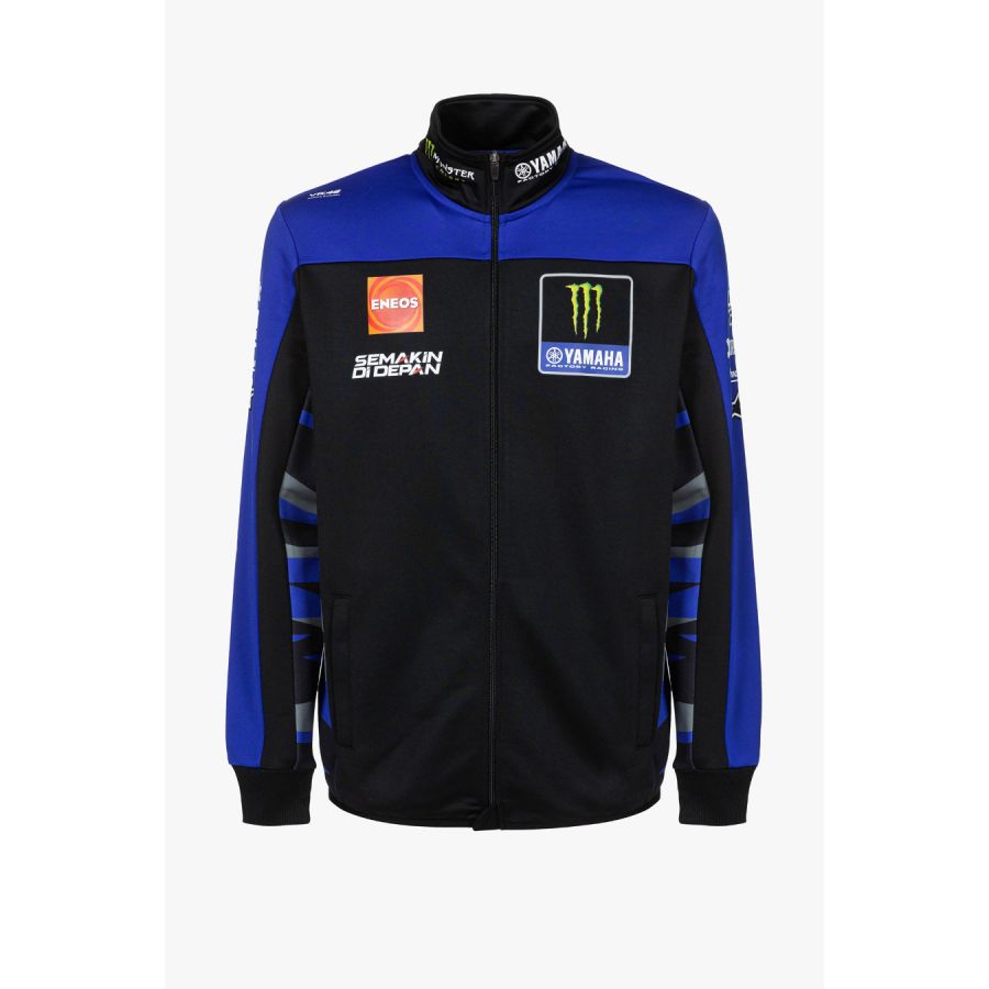 YAMAHA Monster Energy Team Replica Men s Zipped Sweatshirt black ON ORECA Store