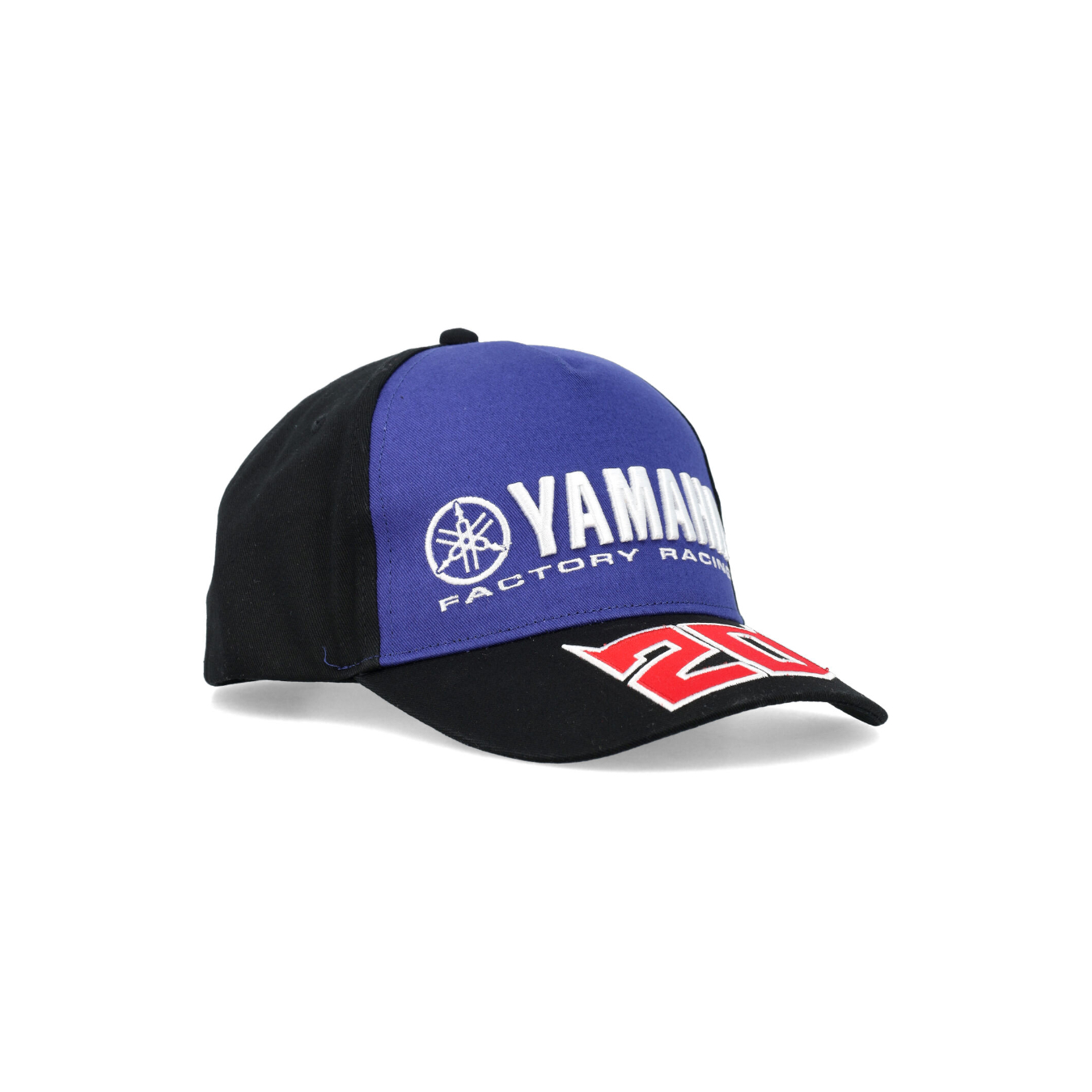 T-shirt homme Fabio Quartararo Yamaha Factory Racing - Logos avec bandes  horizontales