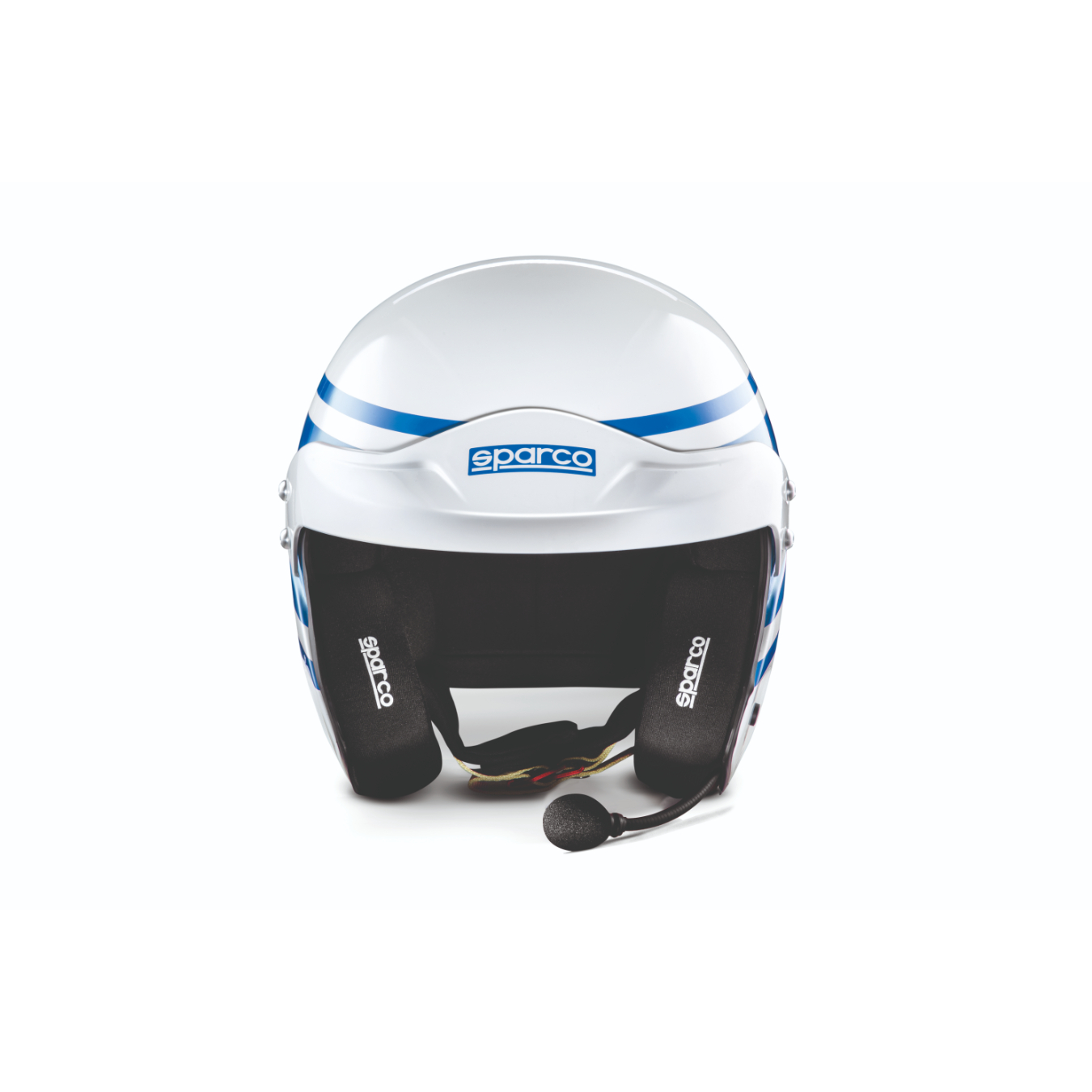 Helmet RJ-i Sparco - Size XL (61), white/black interior